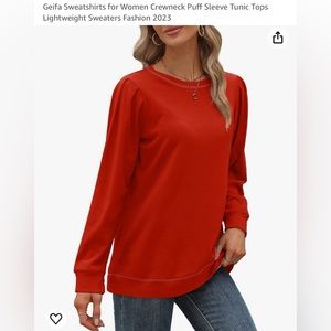 Red tunic Top